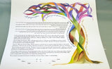 Art Ketubah Tree