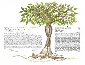 Our Tree of Life ketubah