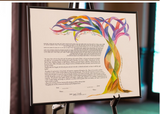 Art Ketubah Tree